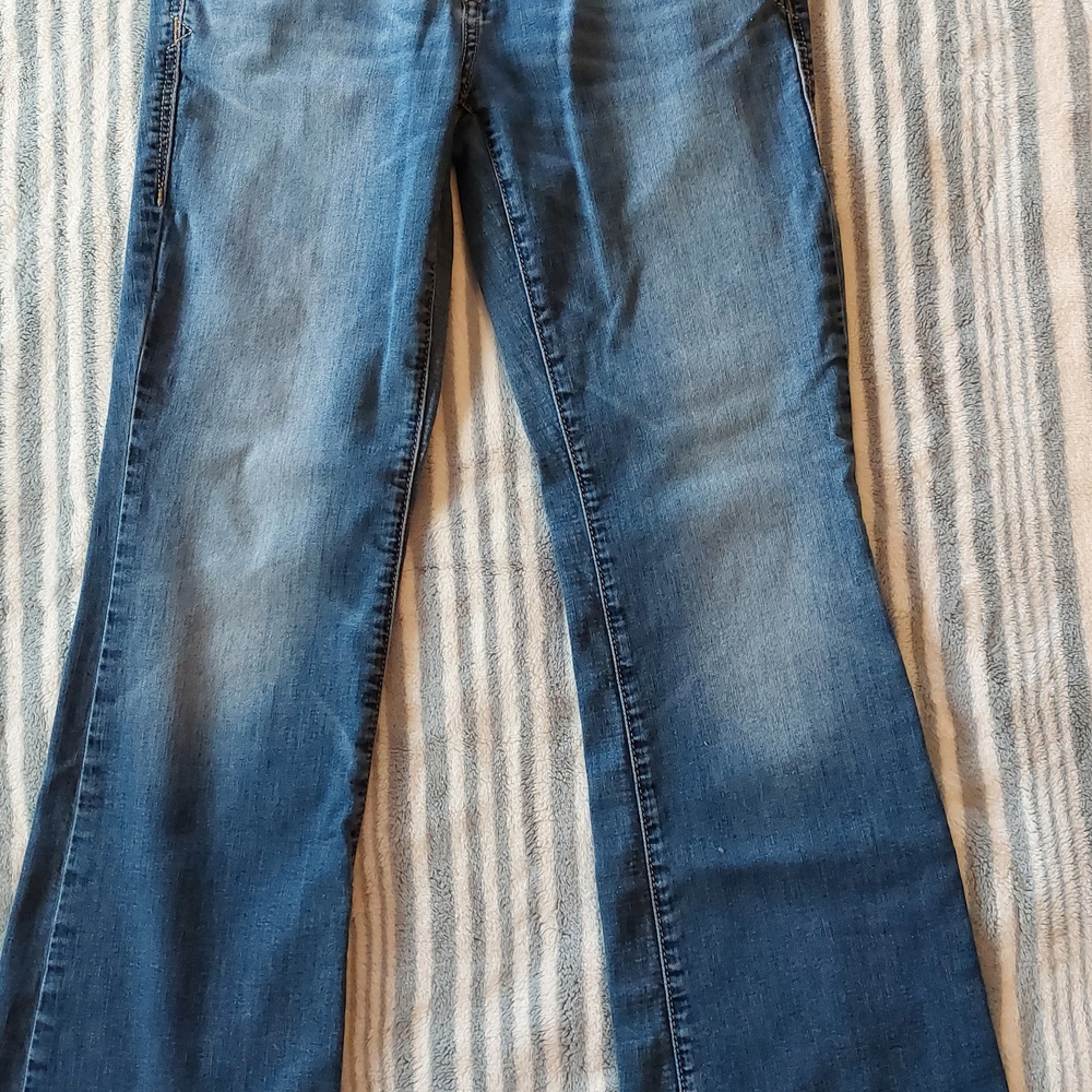 Ariat Women's Flare Jeans in Deep Blue